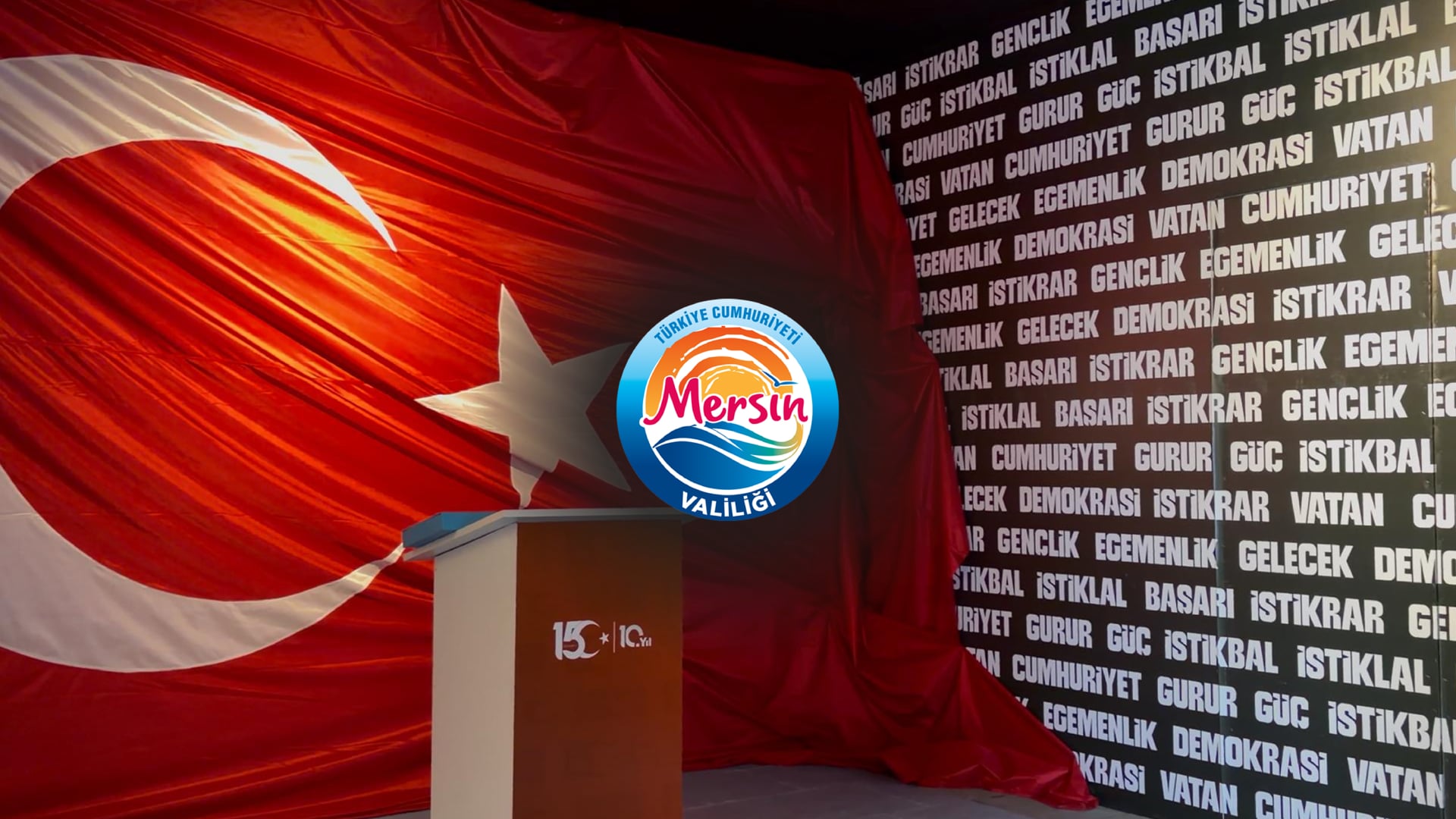 Mersin anma sergisinden bir görünüm